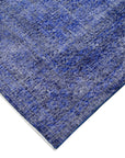 7 x 11 Blue Overdyed Rug - 3801