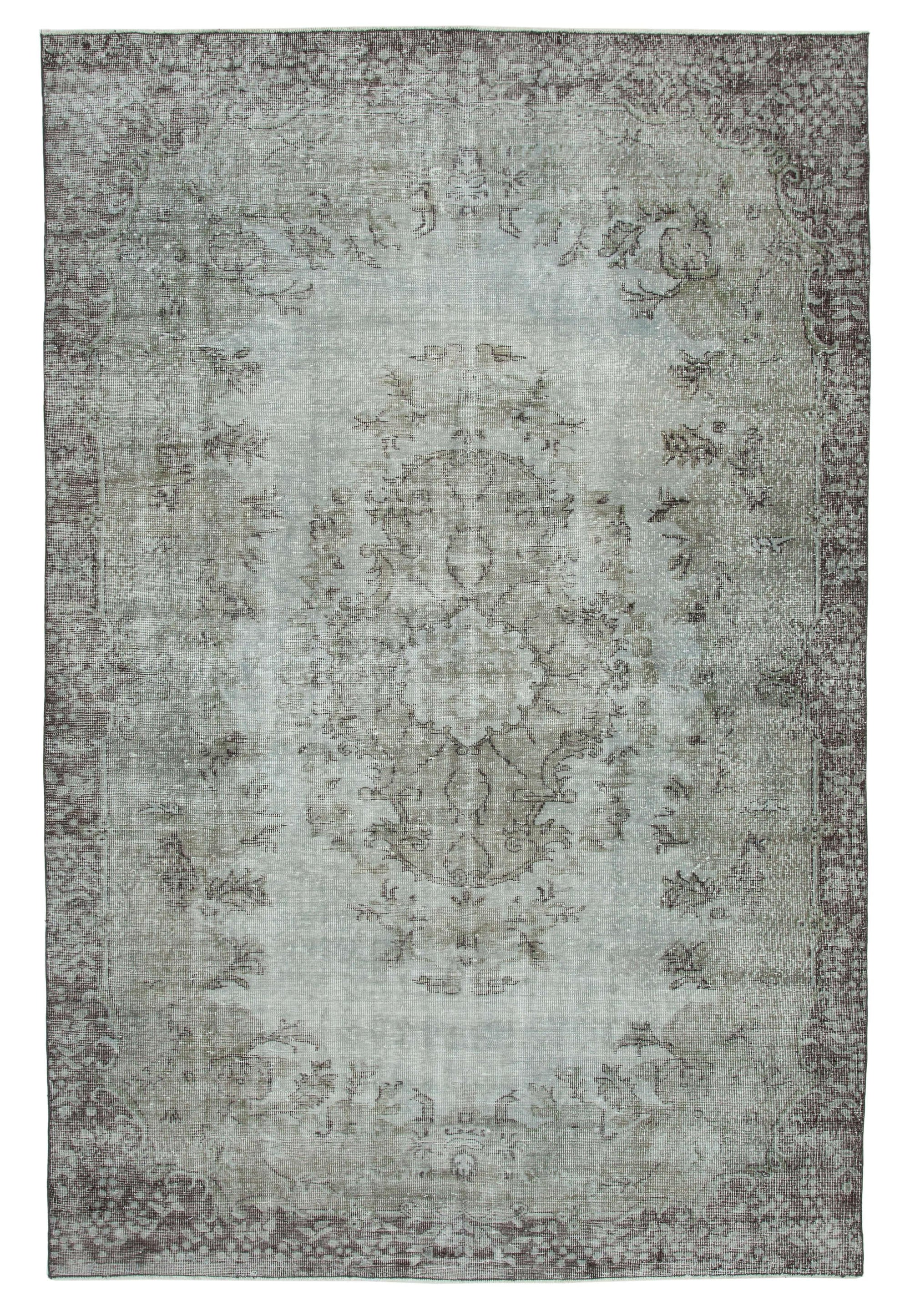 7 x 10 Grey Overdyed Rug - 3802