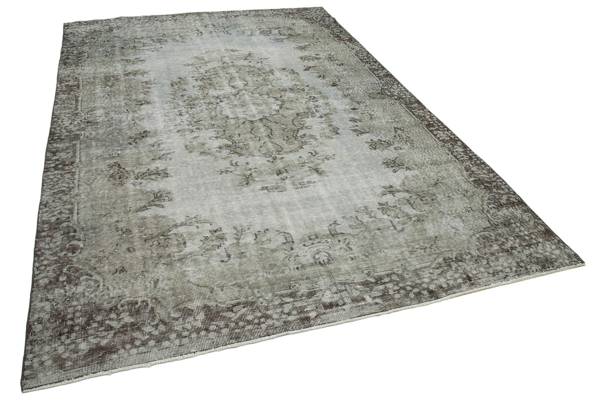 7 x 10 Grey Overdyed Rug - 3802