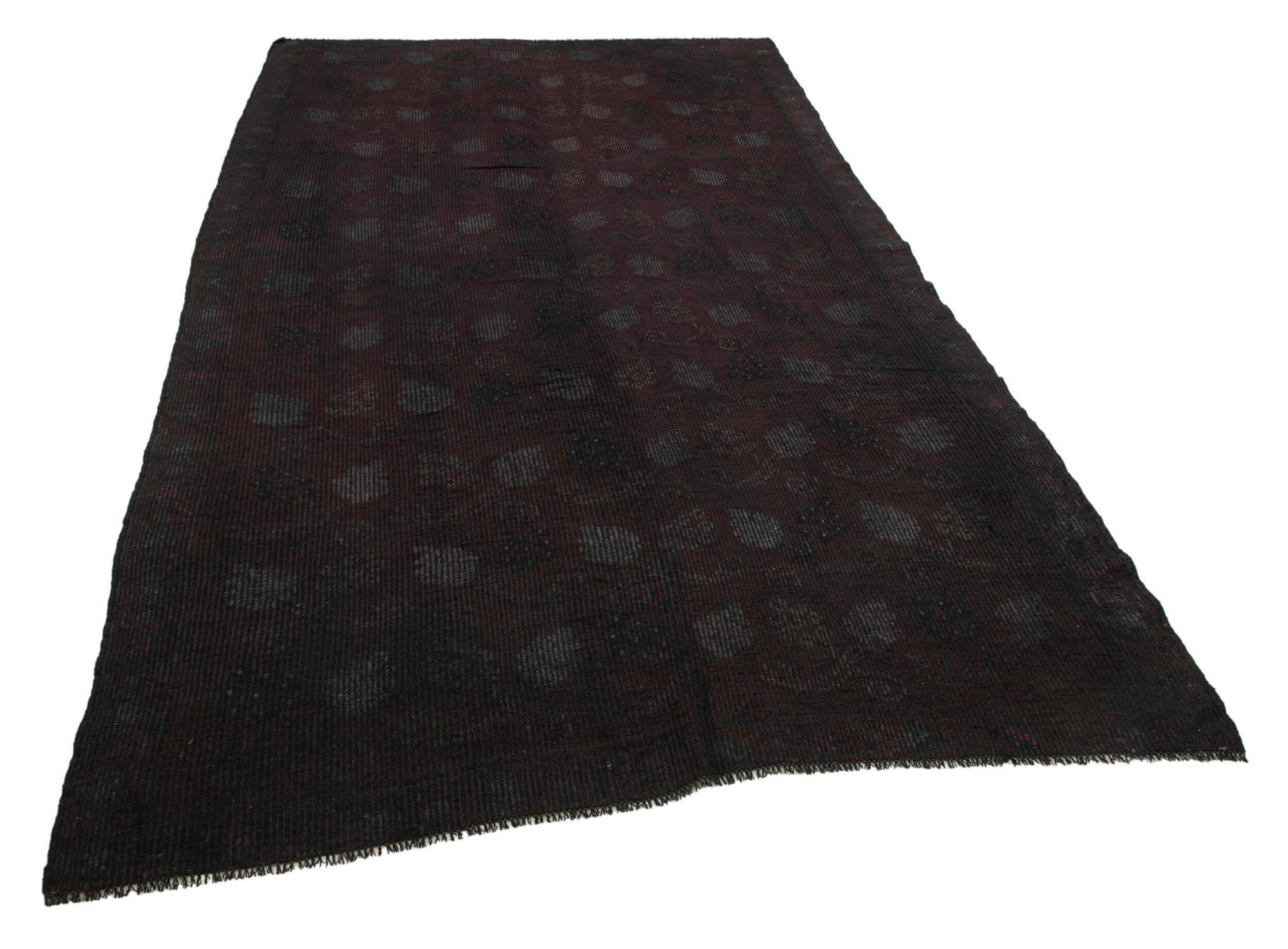 6 x 11 Brown Vintage Turkish Kilim Rug - 3887