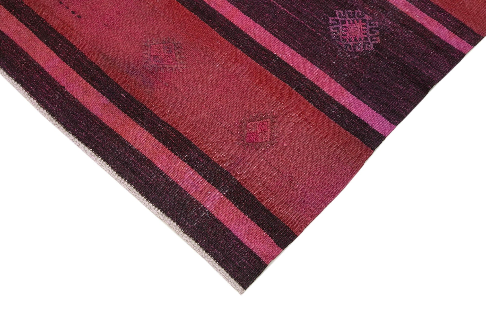 6 x 9 Pink Vintage Turkish Kilim Rug - 3935