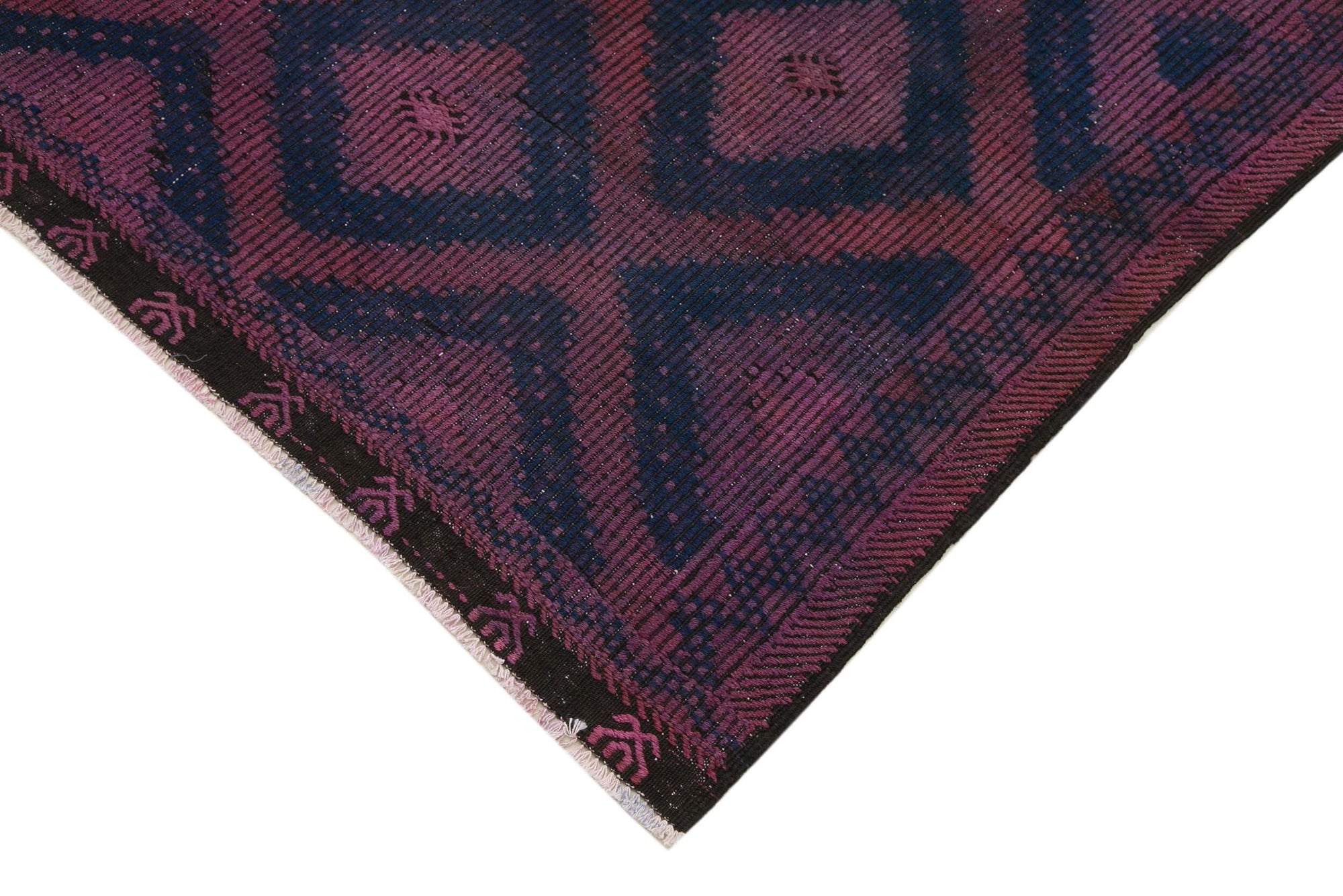 7 x 12 Pink Vintage Turkish Kilim Rug - 3951