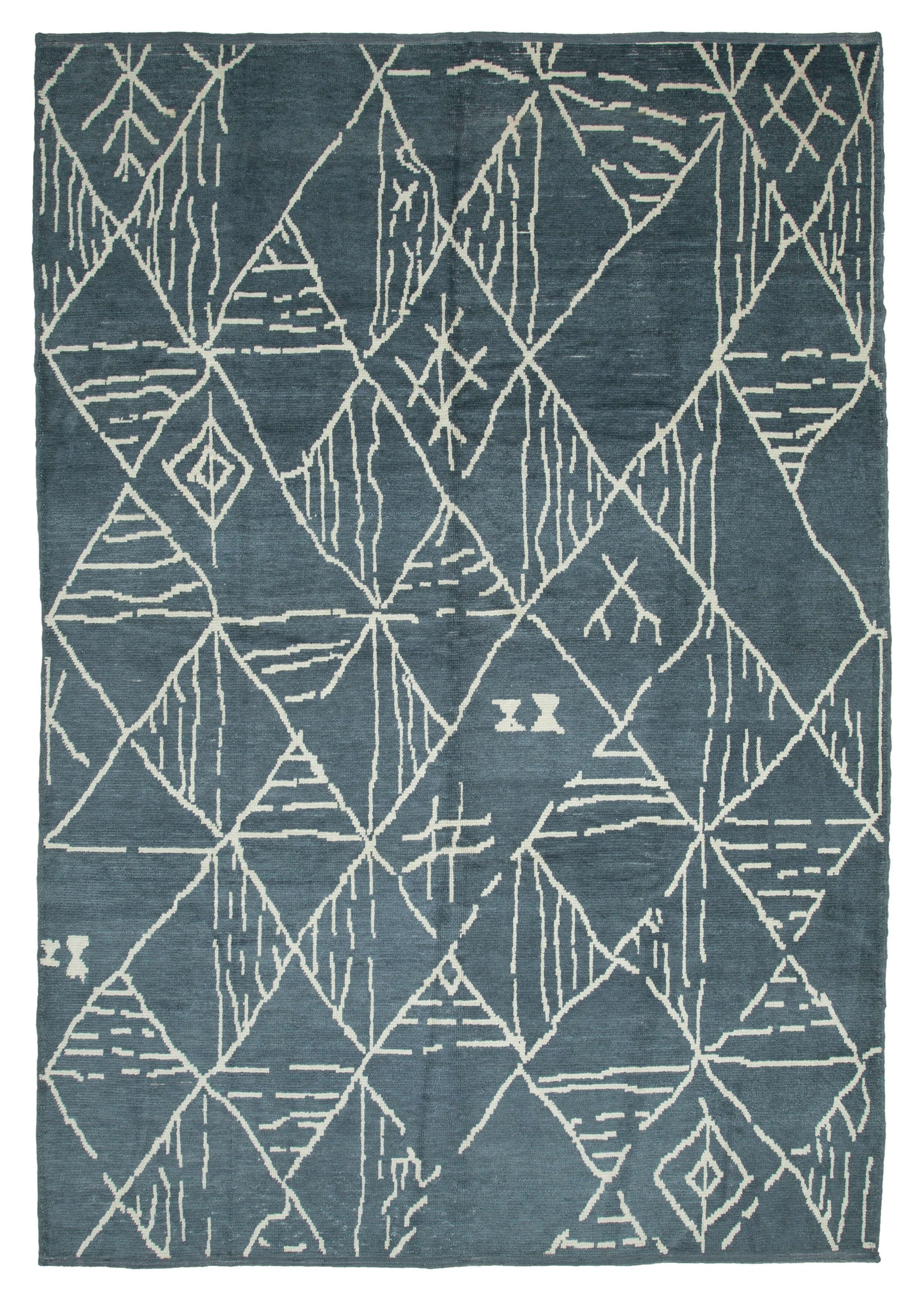 10 x 14 Grey Moroccan Rug - 4015