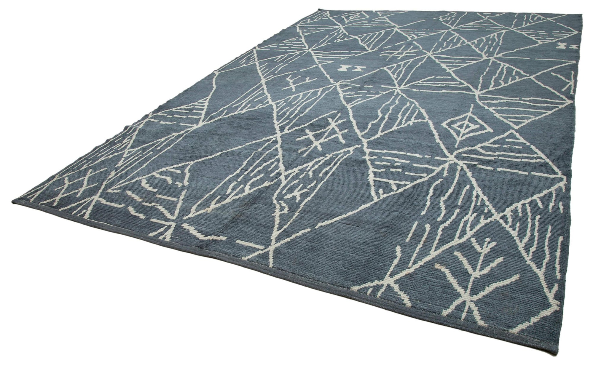 10 x 14 Grey Moroccan Rug - 4015