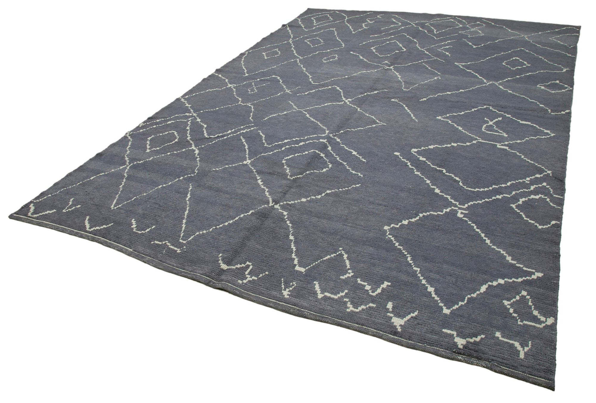 8 x 12 Grey Moroccan Rug - 4011