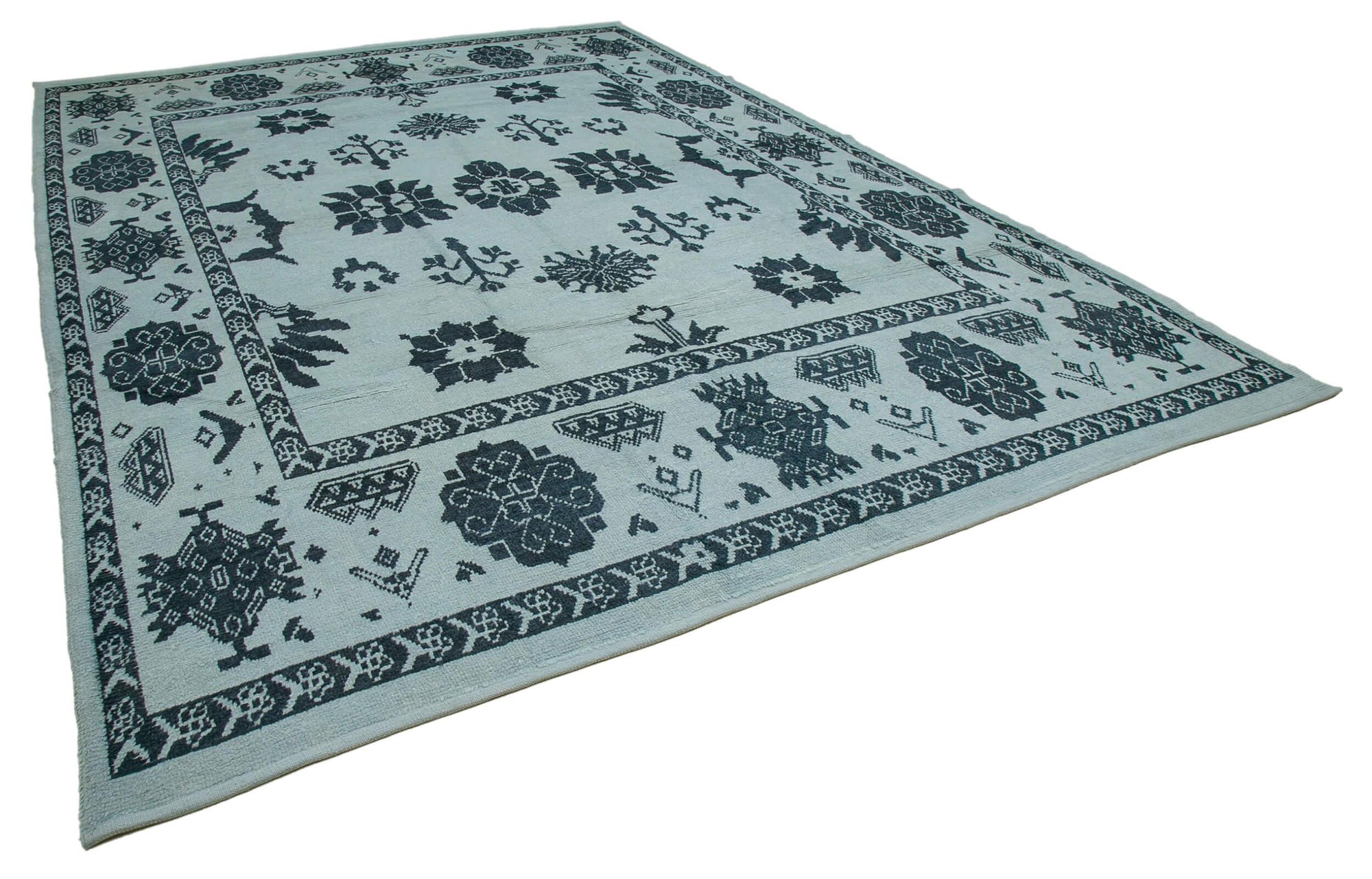 10 x 14 Blue Moroccan Rug - 4010