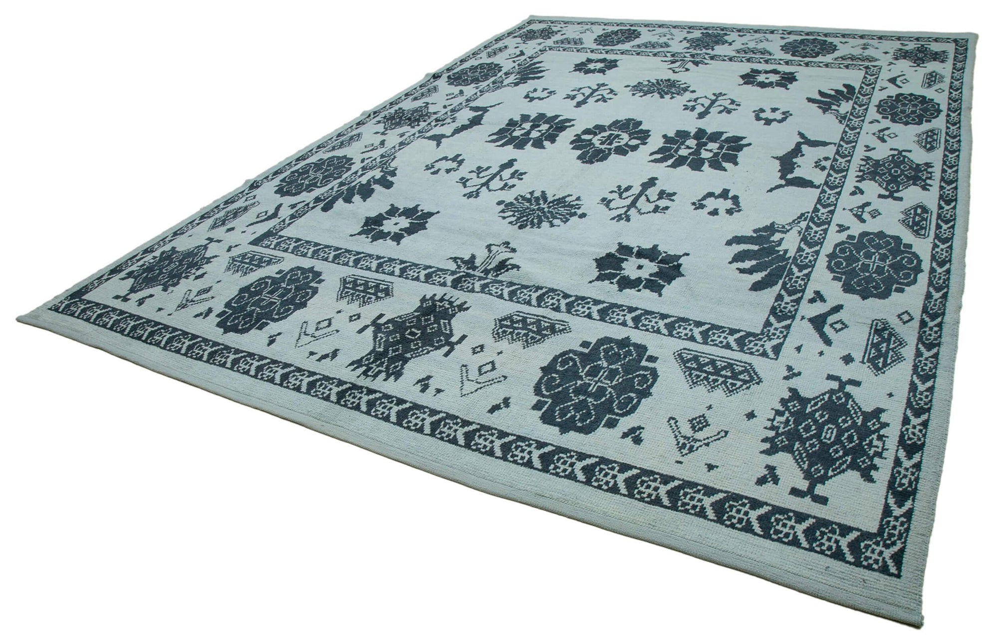 10 x 14 Blue Moroccan Rug - 4010