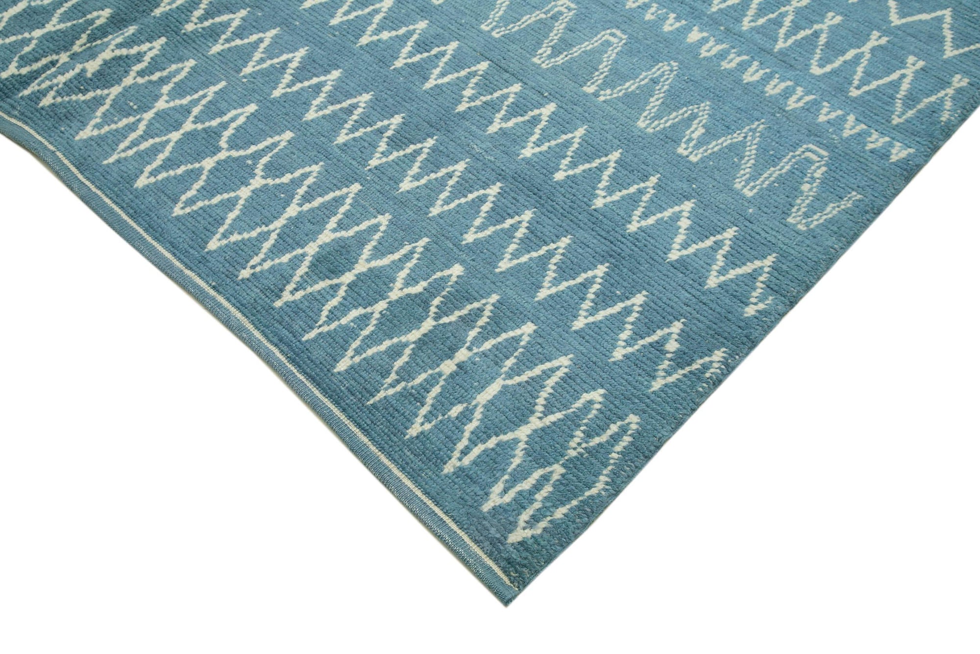 7 x 10 Blue Moroccan Rug - 4007