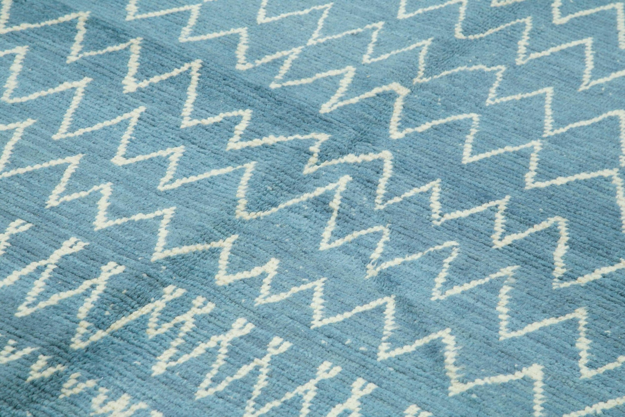 7 x 10 Blue Moroccan Rug - 4007