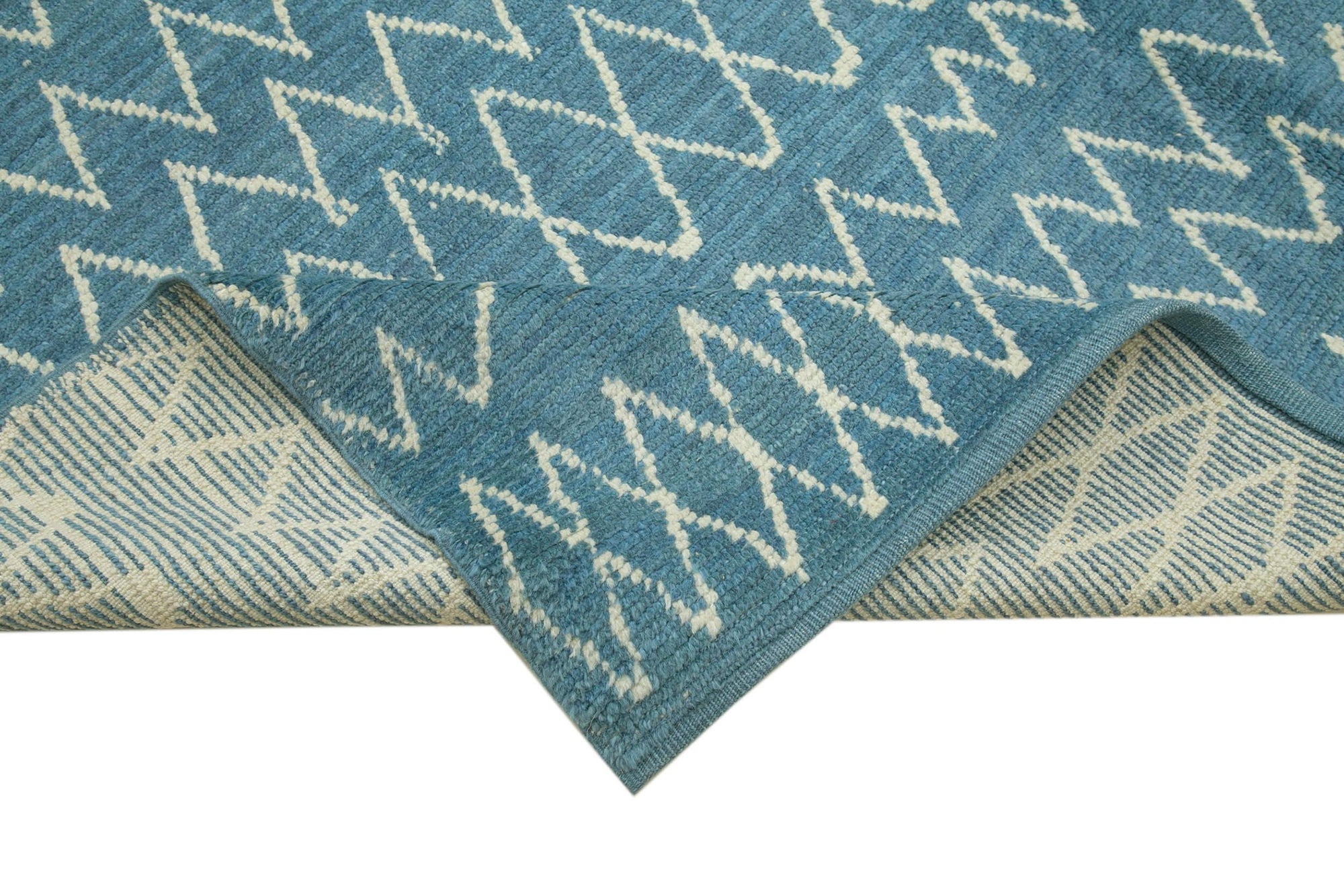 7 x 10 Blue Moroccan Rug - 4007