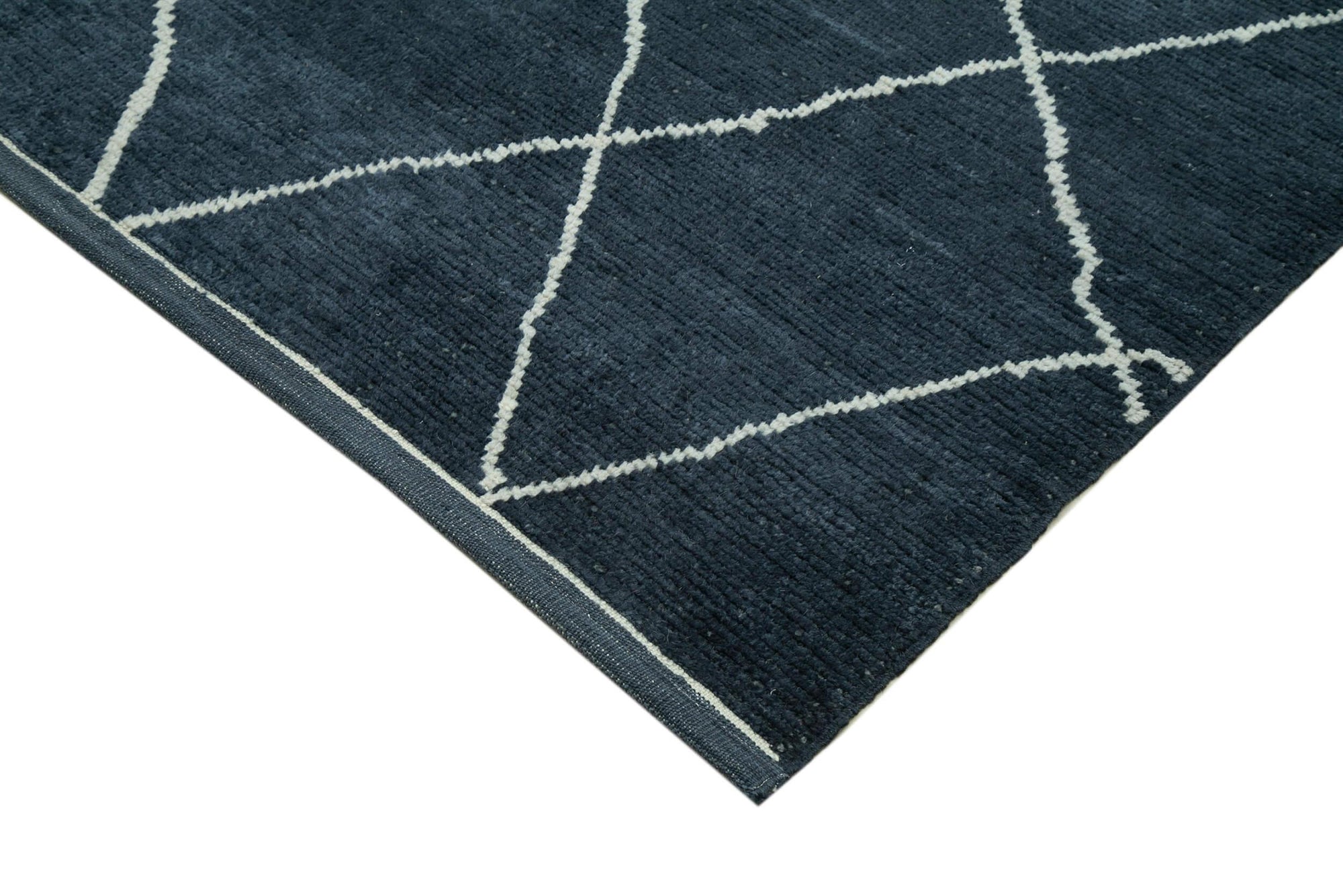 8 x 10 Blue Moroccan Rug - 4004