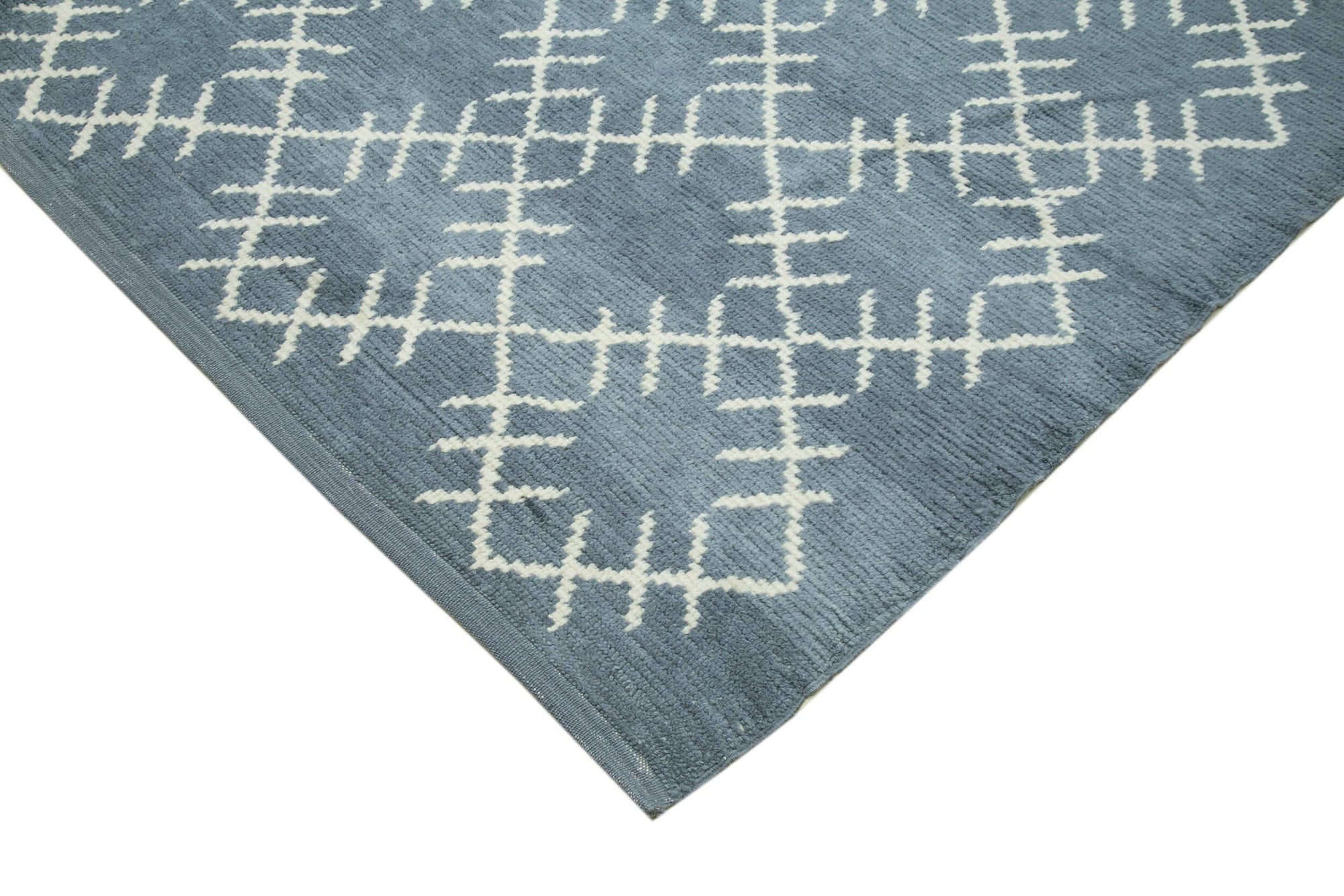 9 x 12 Blue Moroccan Rug - 4001