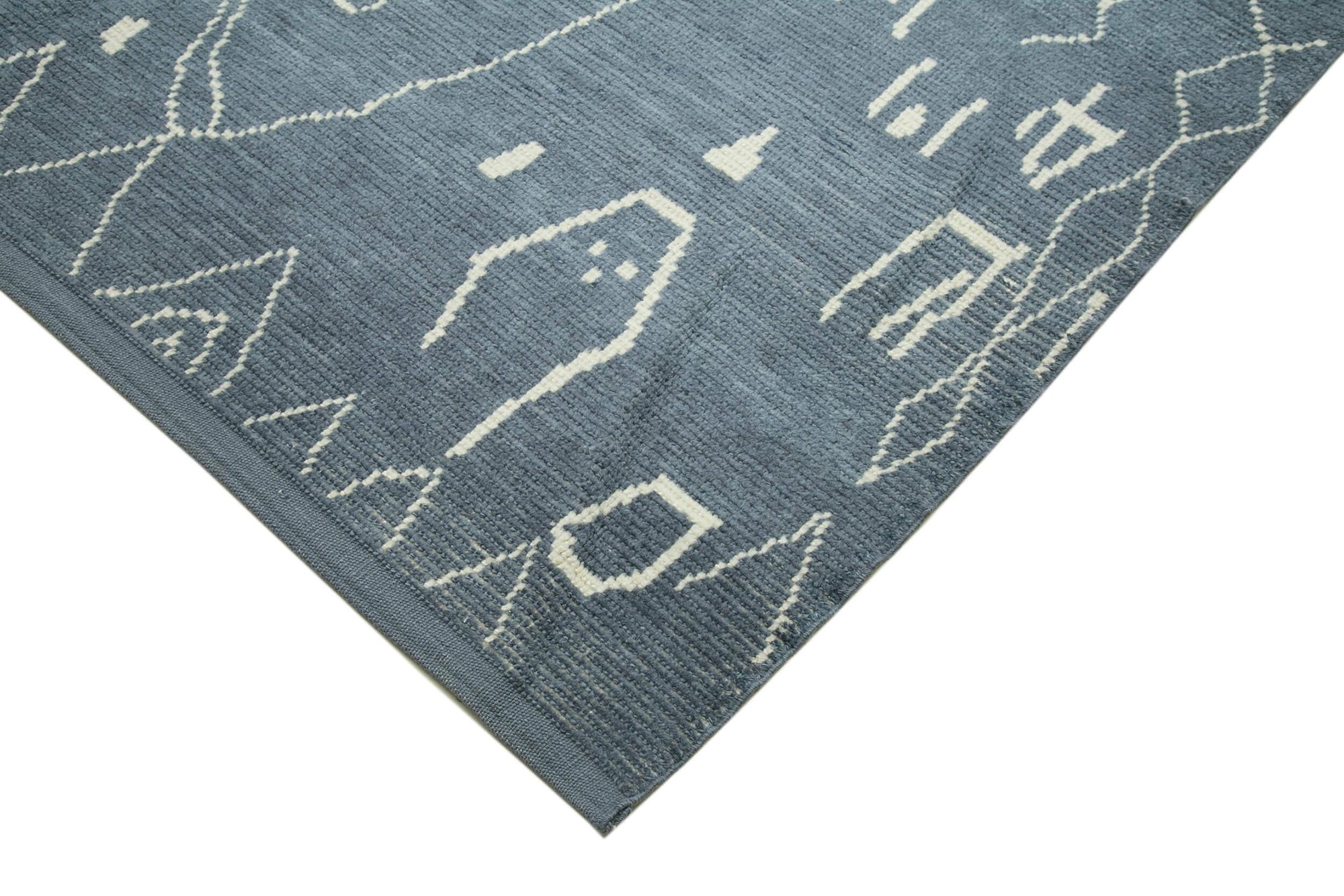 10 x 14 Grey Moroccan Rug - 3999