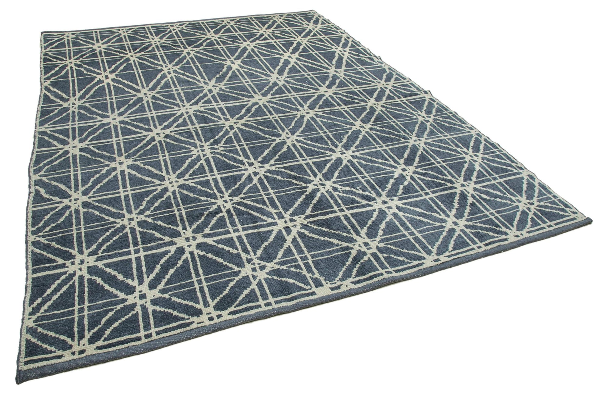 8 x 10 Grey Moroccan Rug - 3998