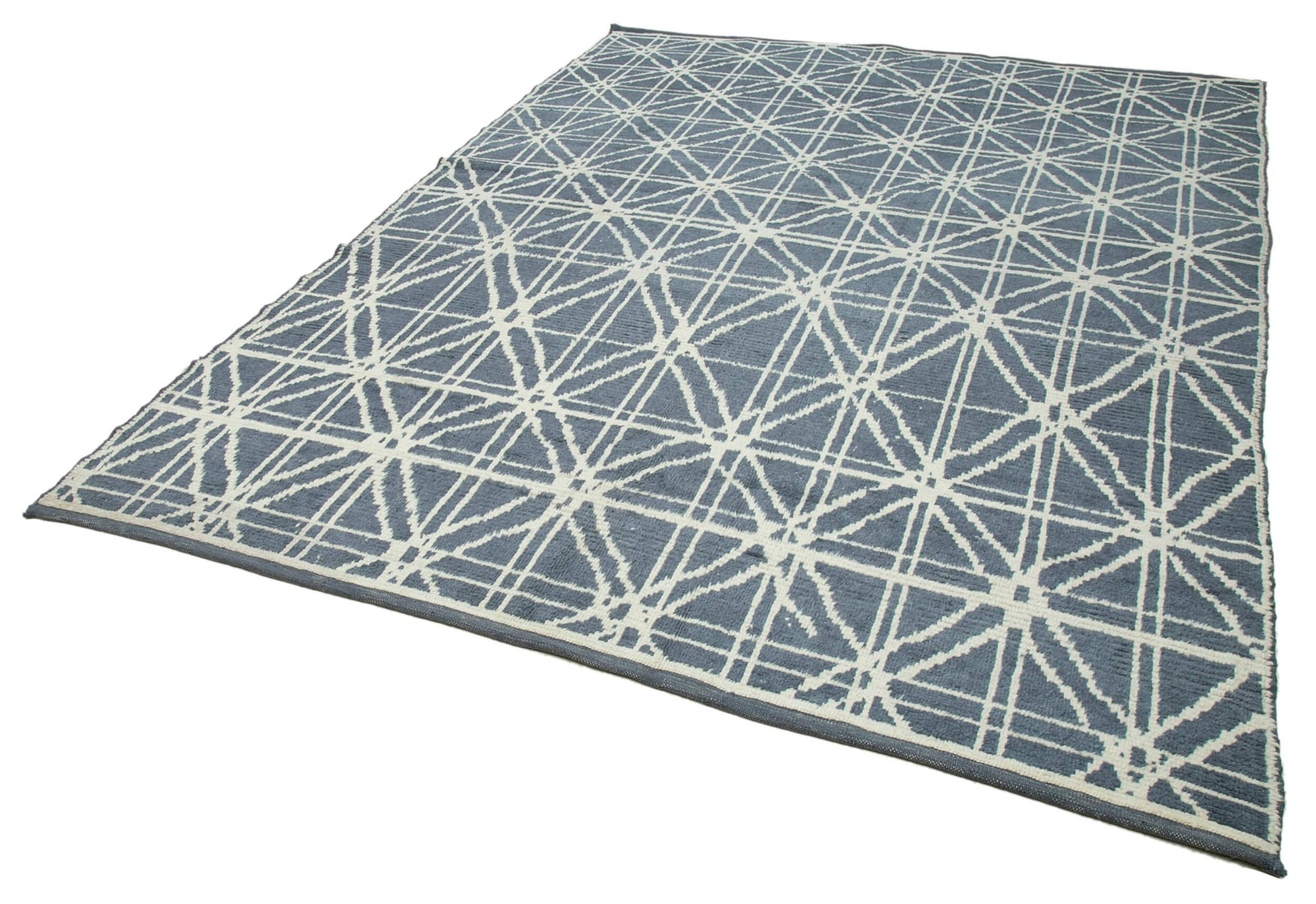 8 x 10 Grey Moroccan Rug - 3998