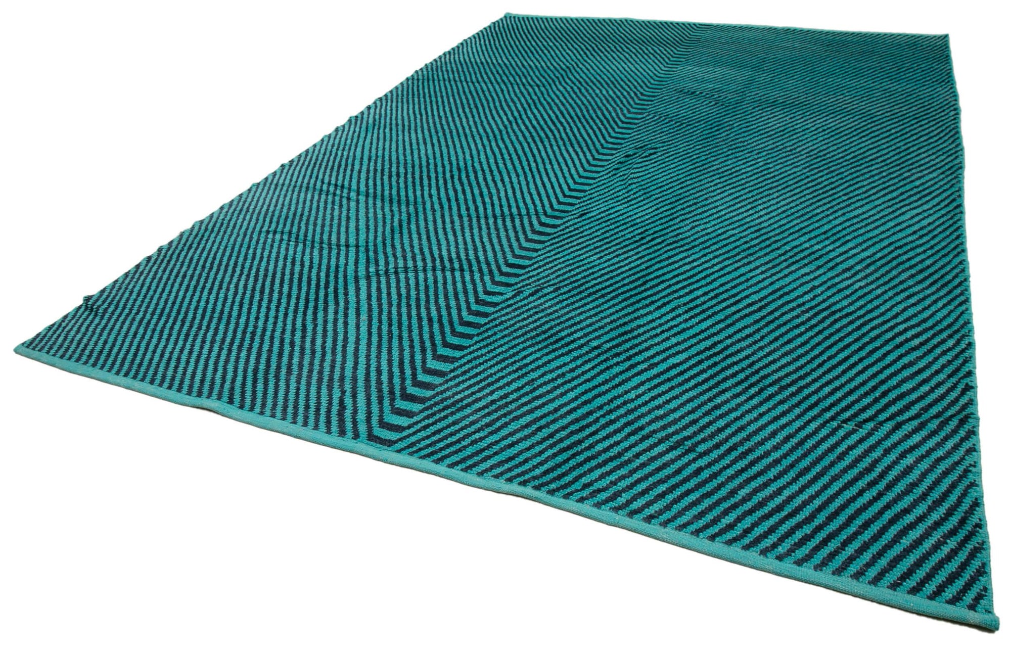 9 x 12 Turquoise Moroccan Rug - 3995