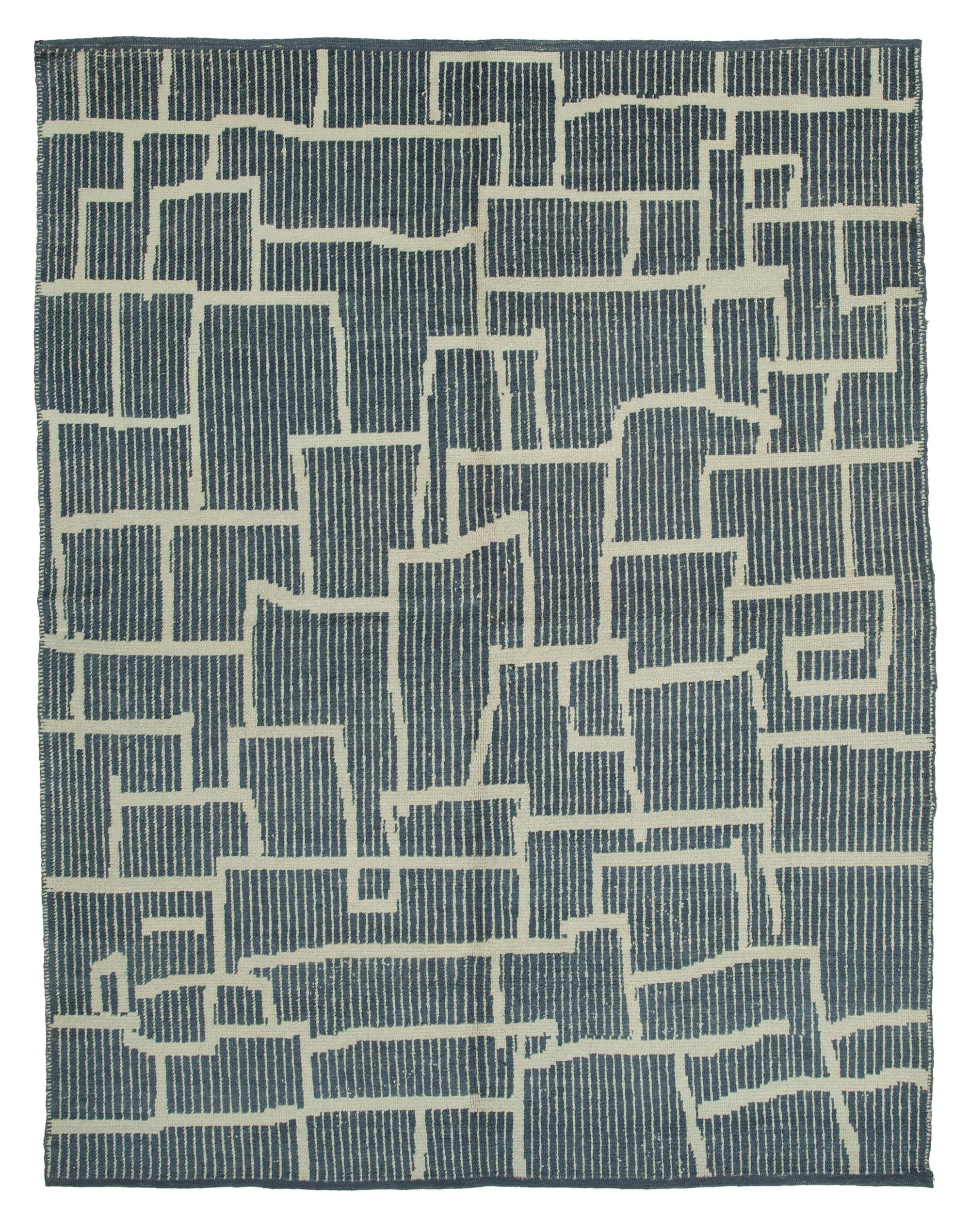 7 x 10 Grey Moroccan Rug - 3994