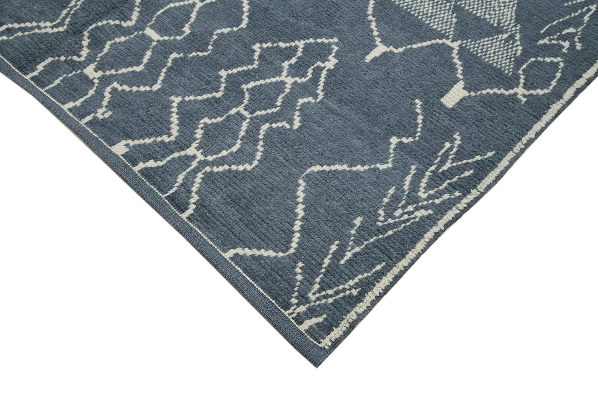 6 x 9 Grey Moroccan Rug - 3991