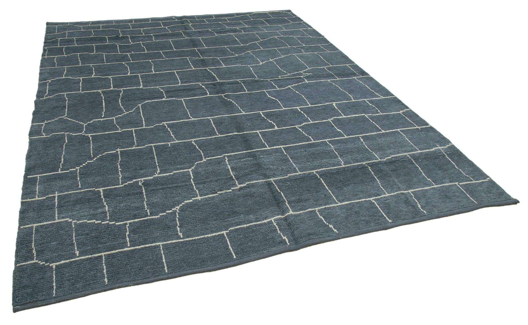 8 x 10 Grey Moroccan Rug - 3980