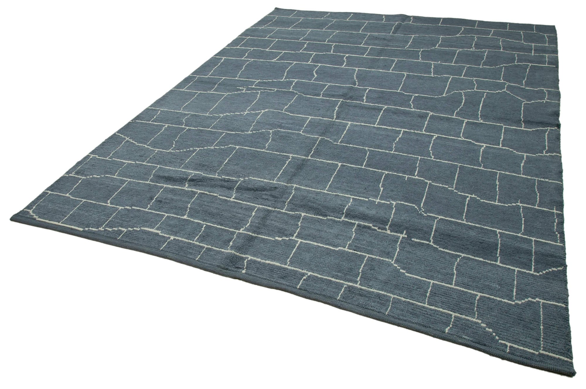 8 x 10 Grey Moroccan Rug - 3980