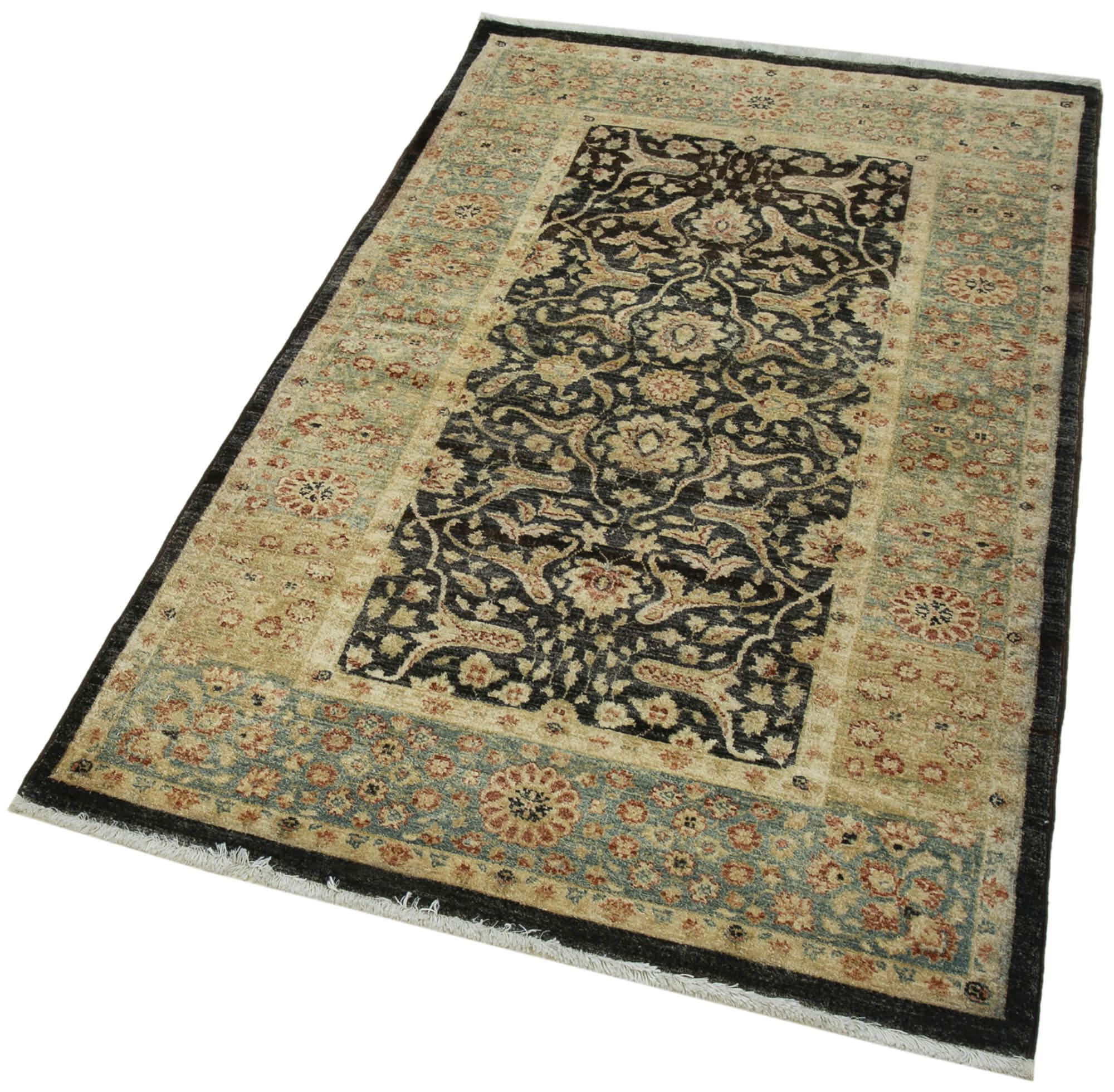 3 x 5 Beige Oushak Rug - 4021