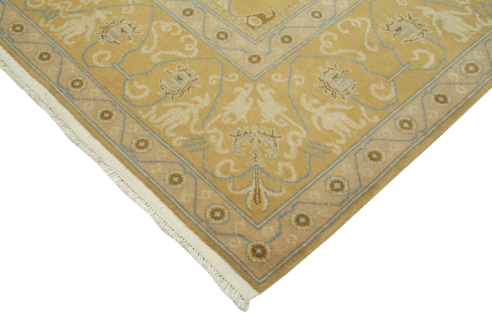 10 x 11 Yellow Oushak Rug - 4027