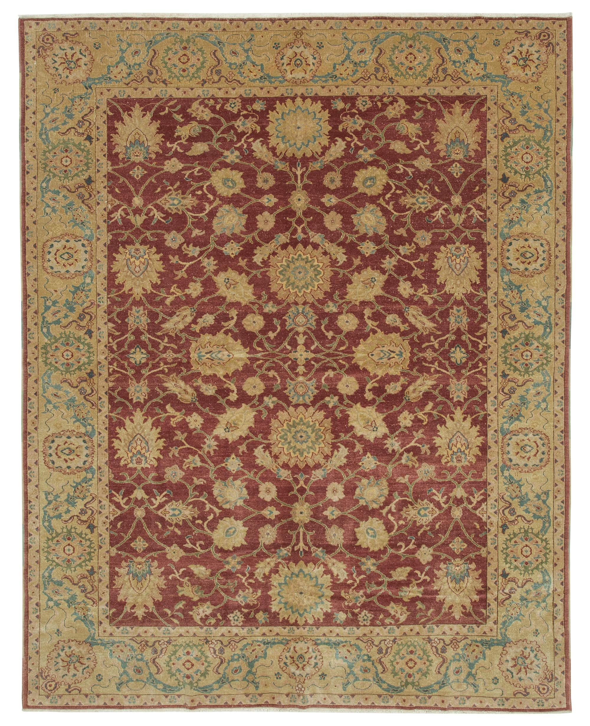 8 x 10 Beige Oushak Rug - 4031