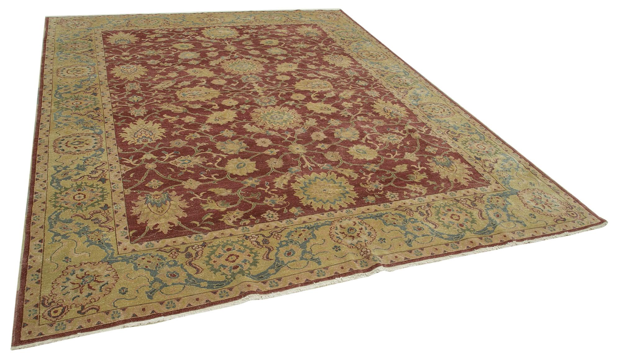 8 x 10 Beige Oushak Rug - 4031