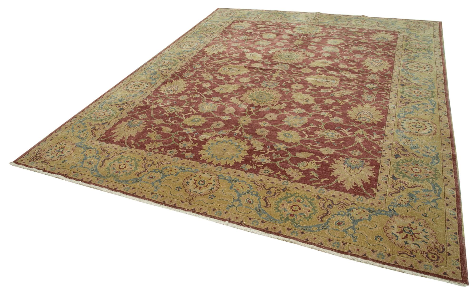 8 x 10 Beige Oushak Rug - 4031