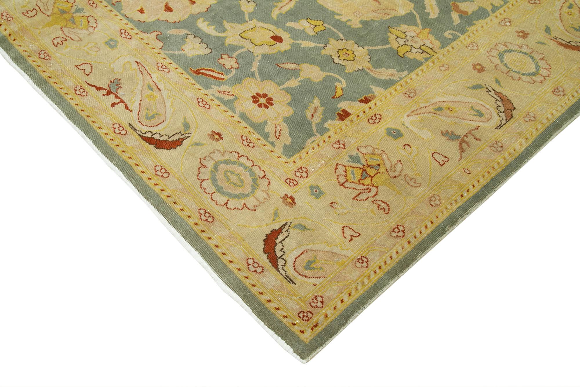 8 x 10 Beige Oushak Rug - 4032