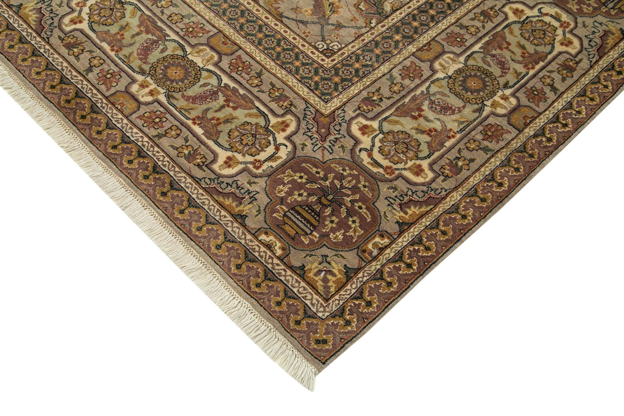 8 x 11 Brown Oushak Rug - 4037