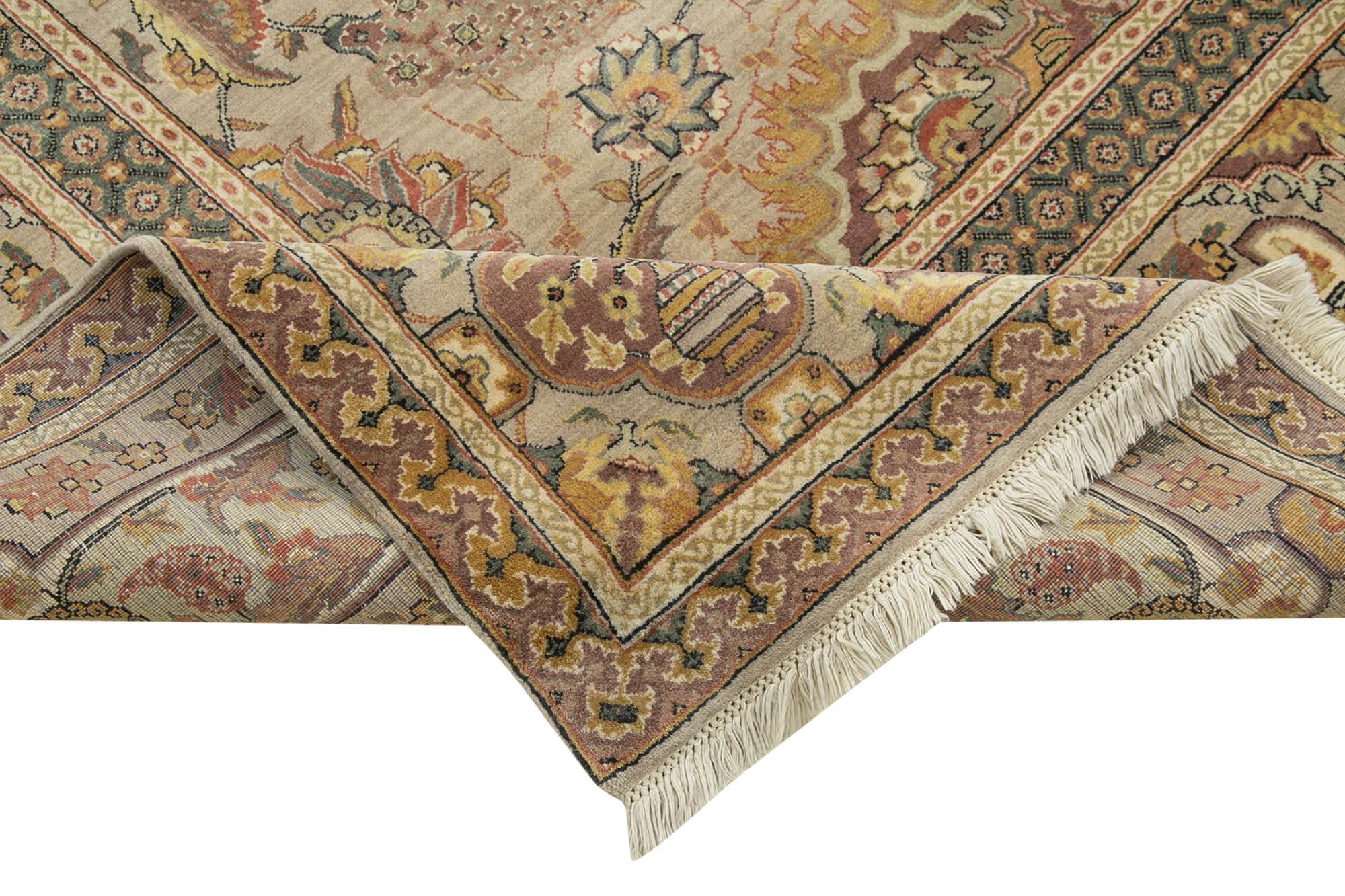 8 x 11 Brown Oushak Rug - 4037