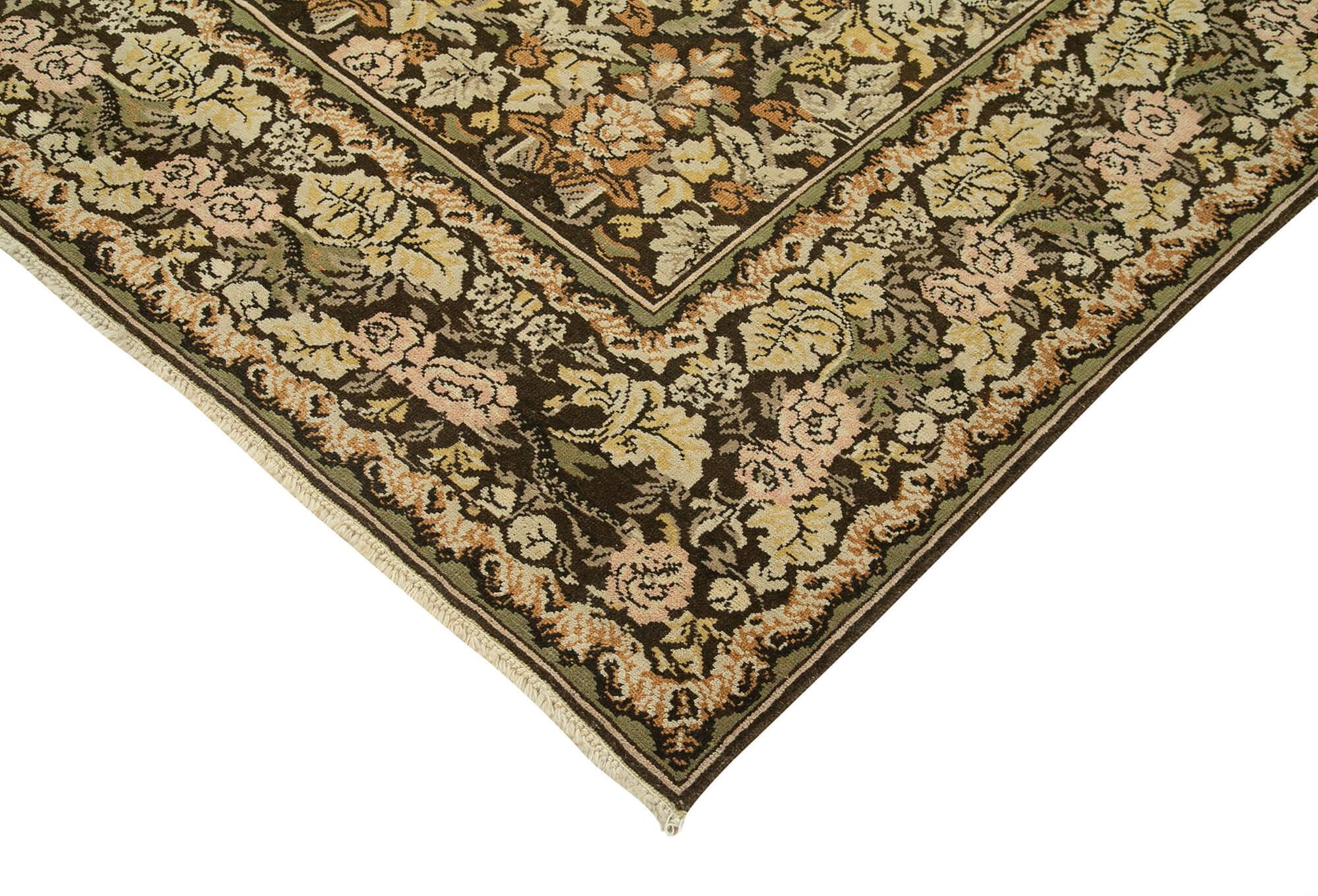 9 x 12 Beige Oushak Rug - 4043