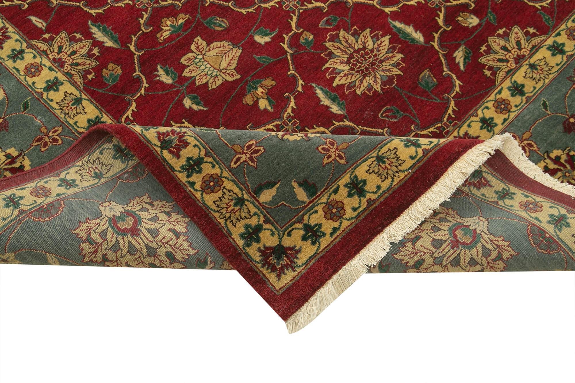 9 x 12 Red Oushak Rug - 4044