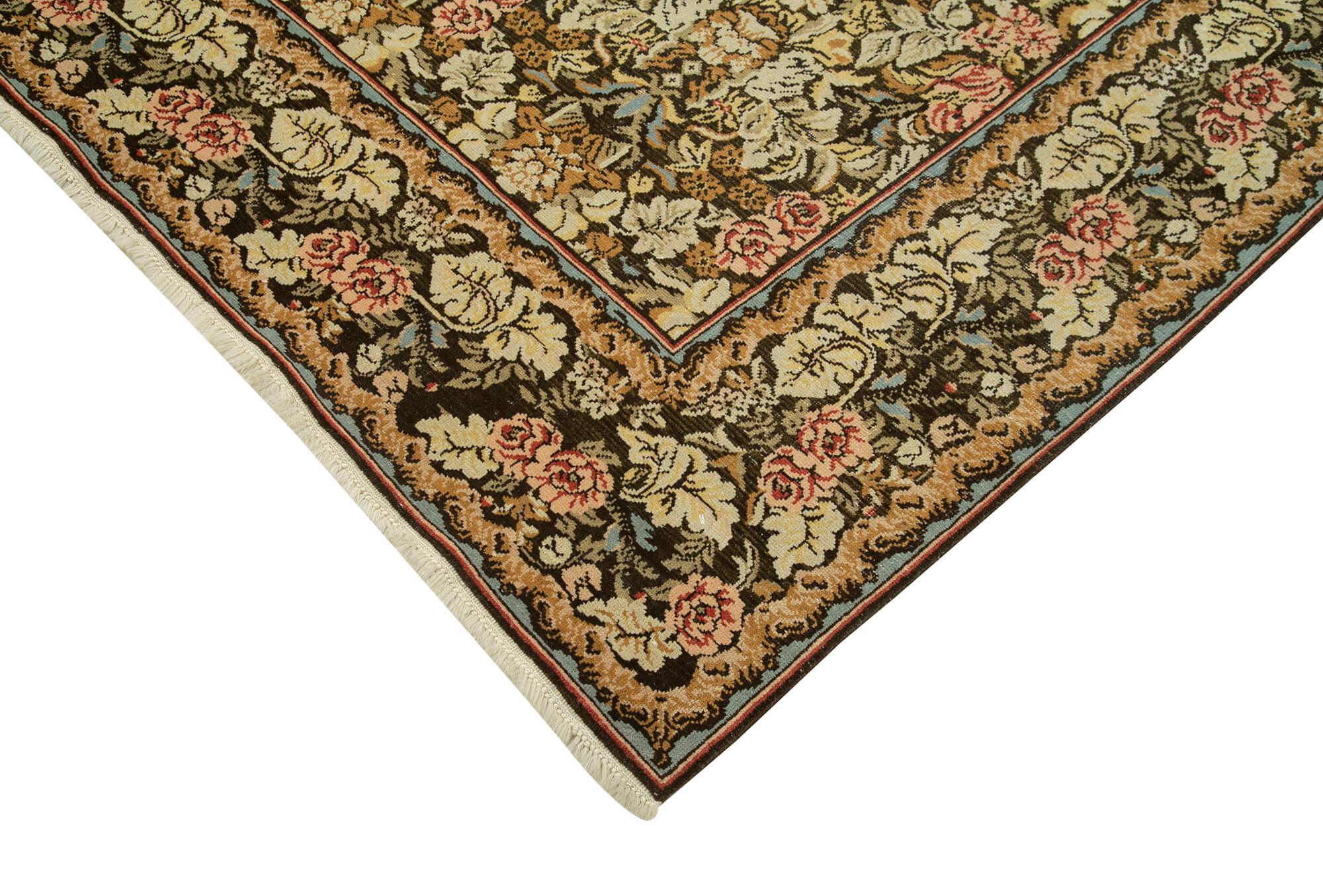 9 x 12 Beige Oushak Rug - 4046