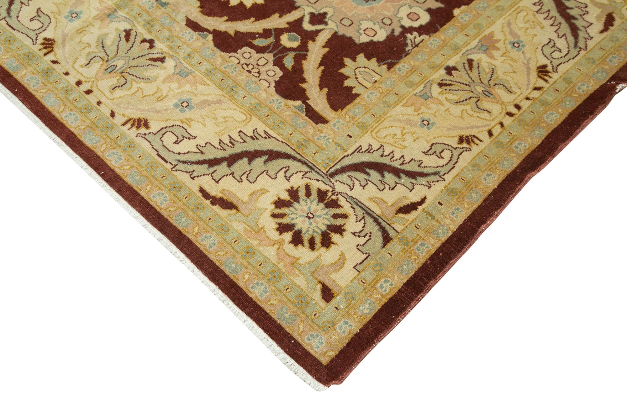 10 x 12 Beige Oushak Rug - 4047