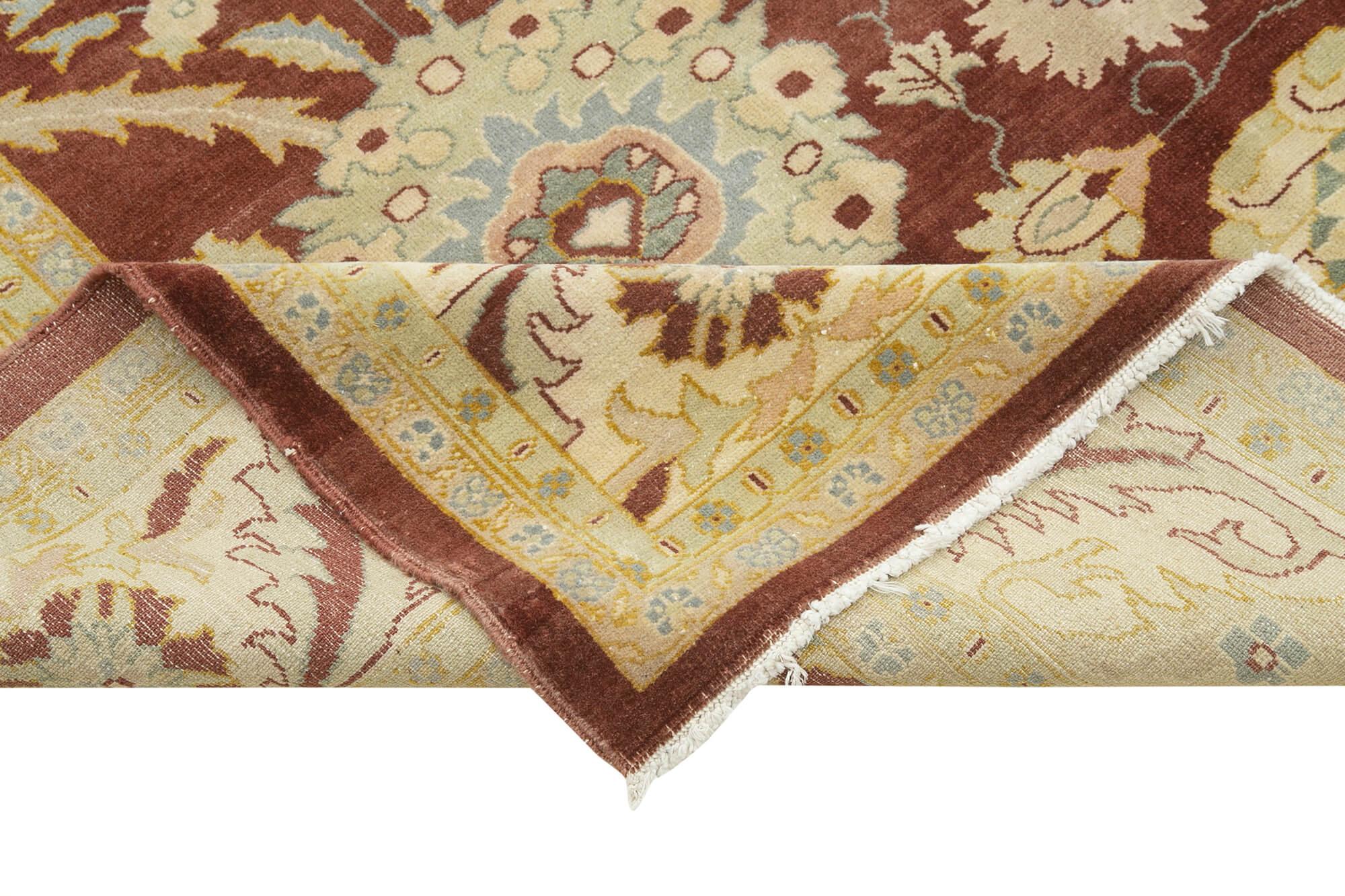 10 x 12 Beige Oushak Rug - 4047