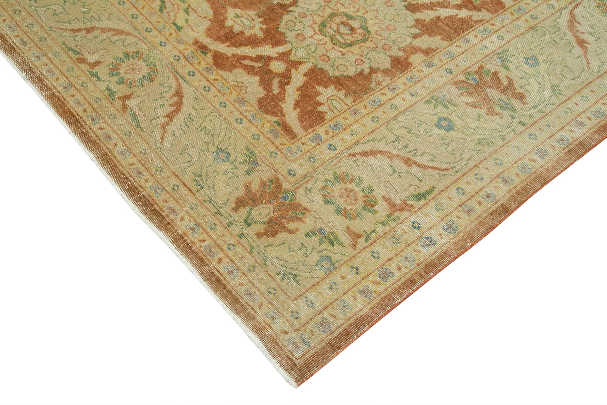 9 x 12 Beige Oushak Rug - 4049