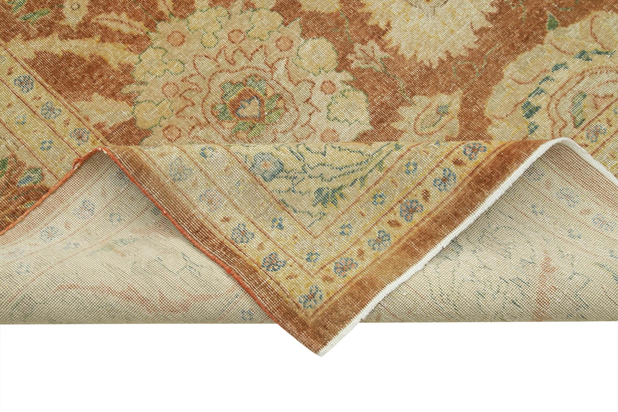 9 x 12 Beige Oushak Rug - 4049