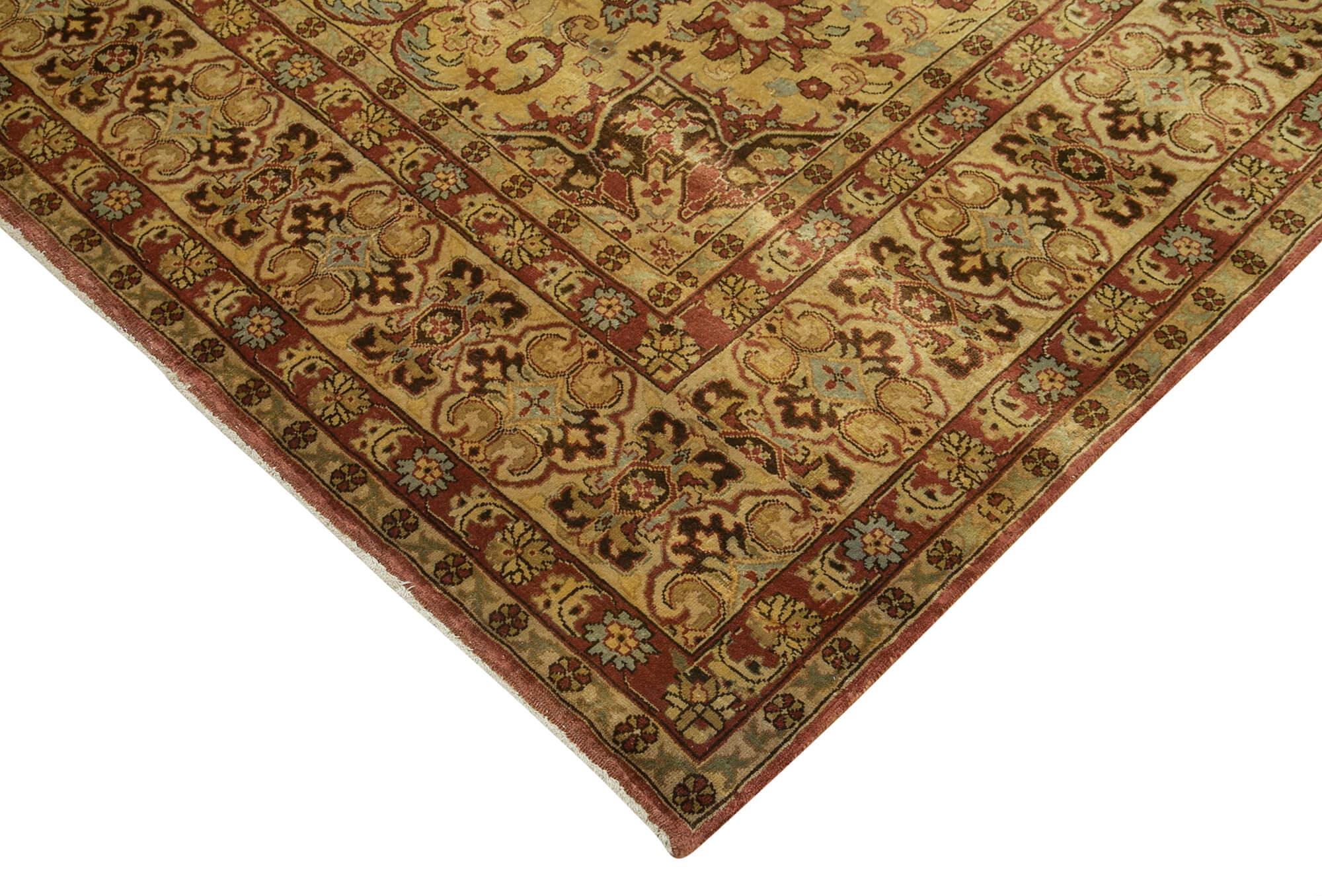 8 x 11 Yellow Oushak Rug - 4051