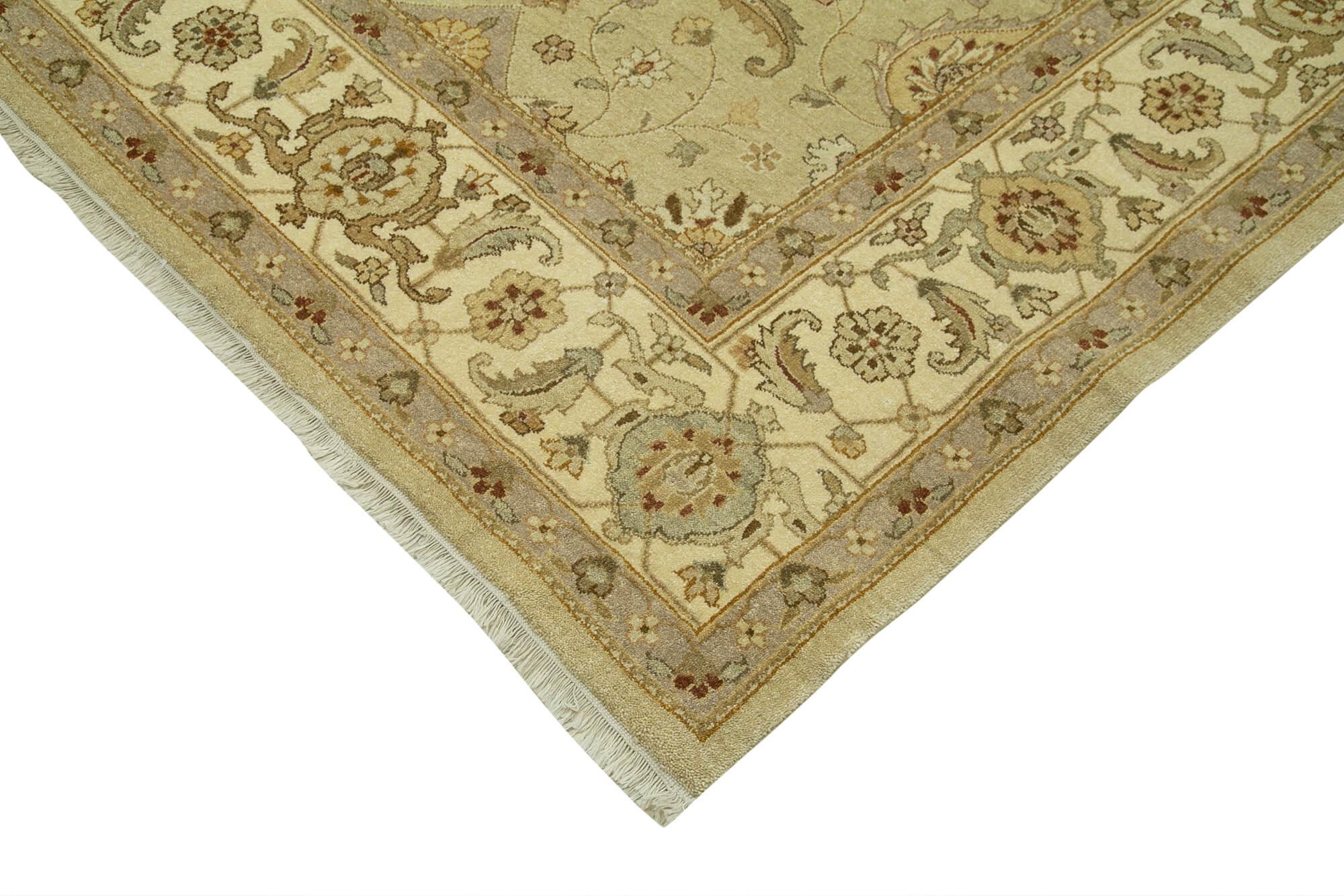 9 x 12 Beige Oushak Rug - 4052