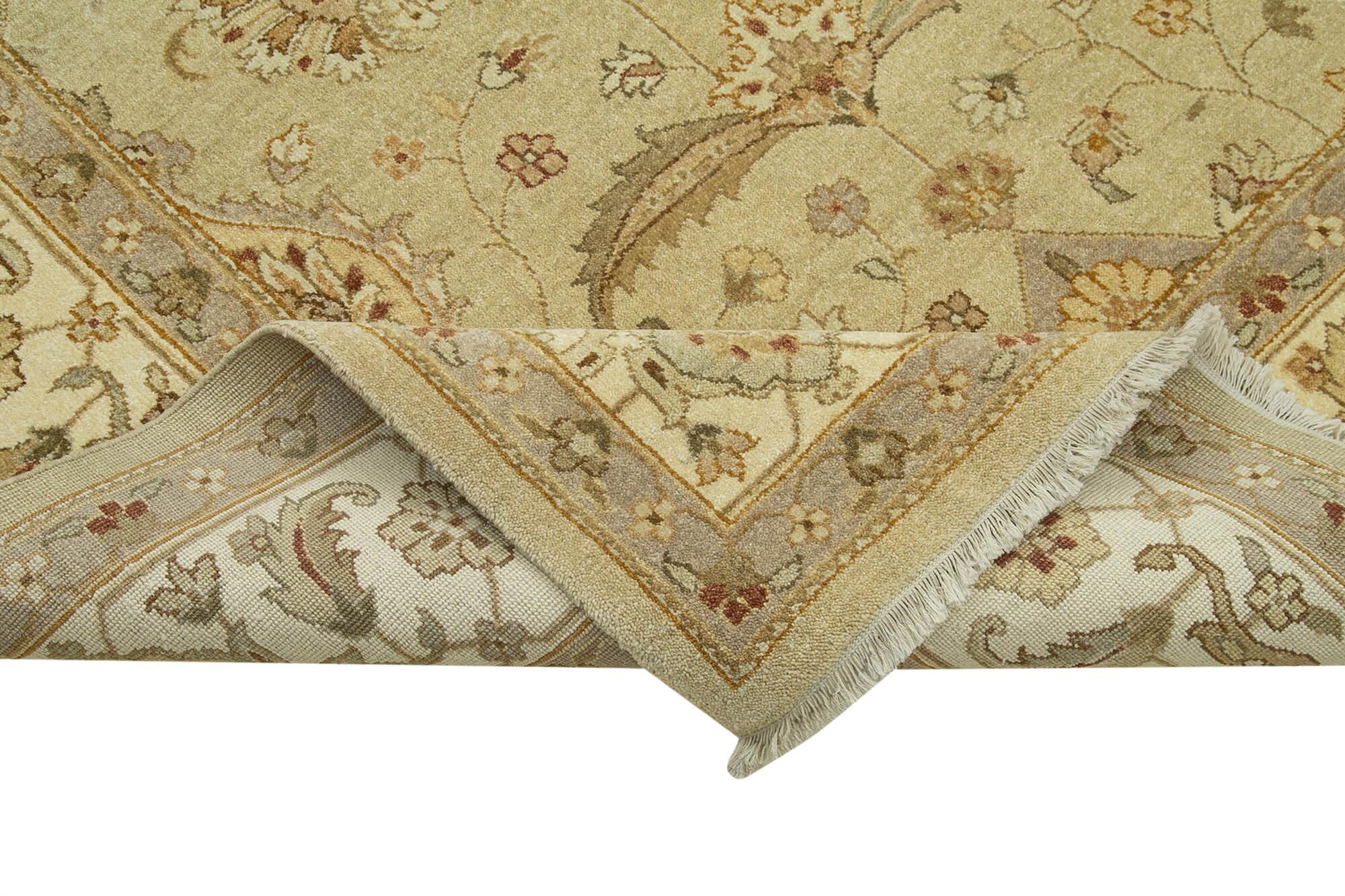 9 x 12 Beige Oushak Rug - 4052