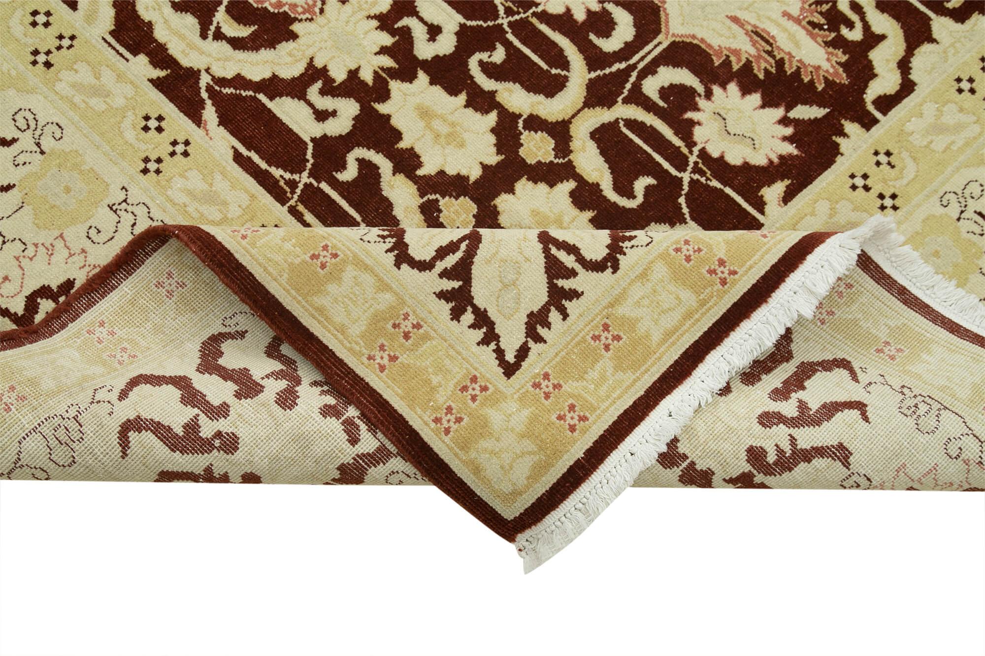 9 x 12 Beige Oushak Rug - 4053