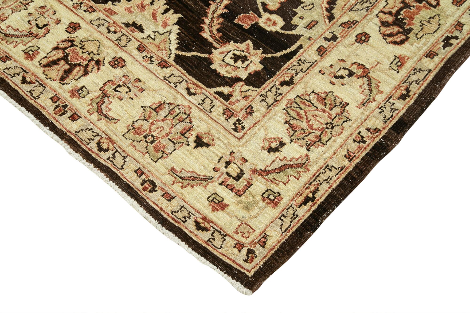 6 x 9 Beige Oushak Rug - 4054