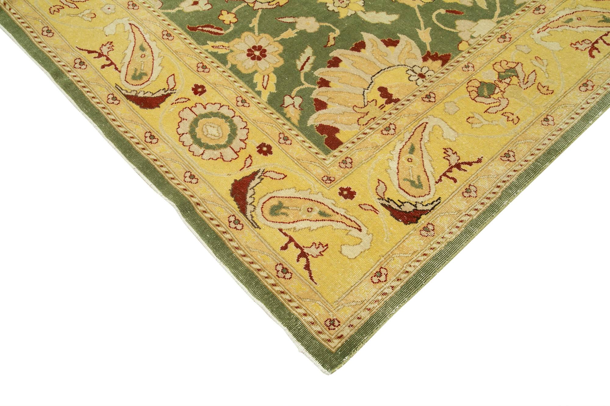 9 x 12 Beige Oushak Rug - 4056