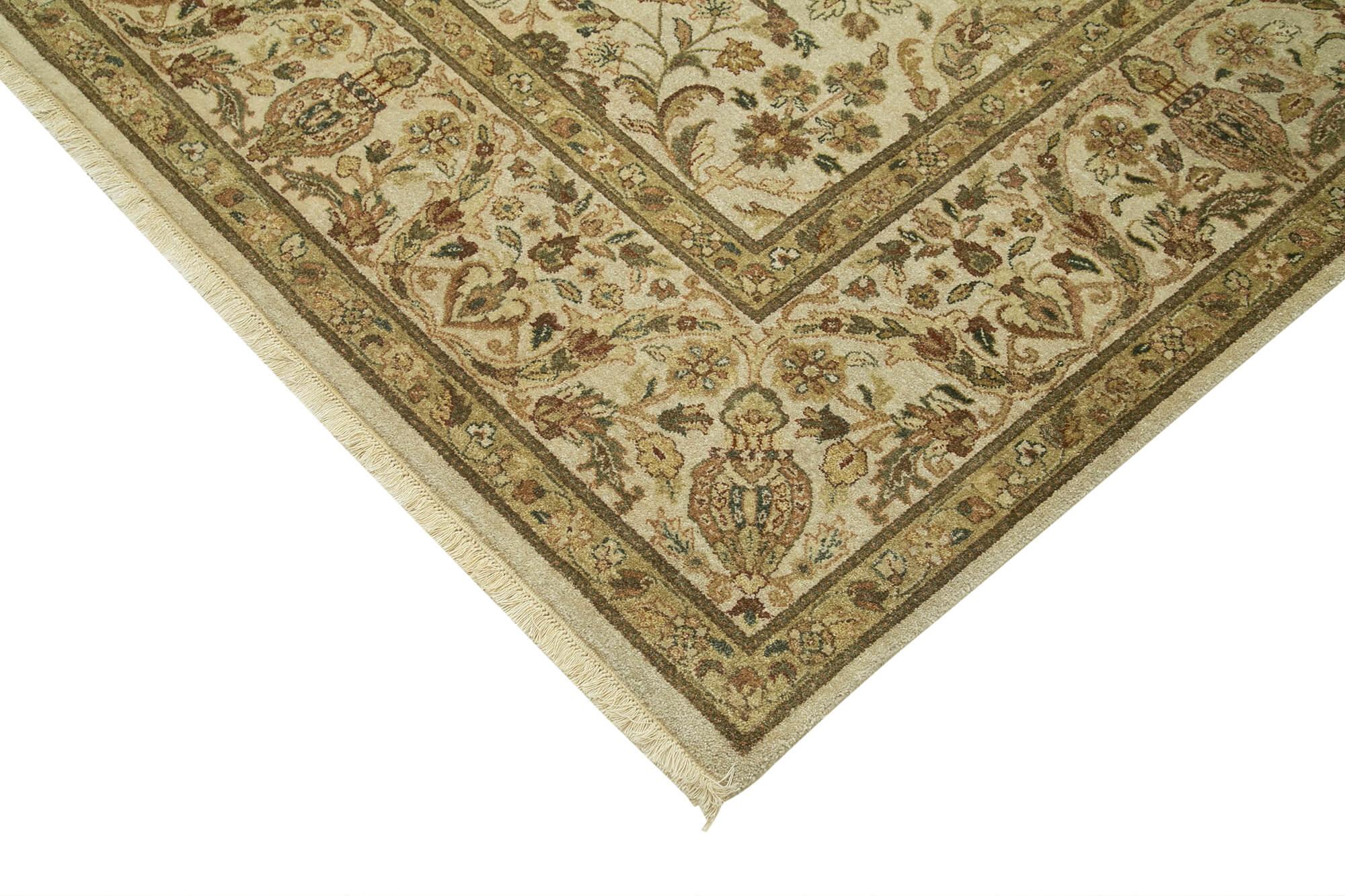 9 x 12 Beige Oushak Rug - 4058