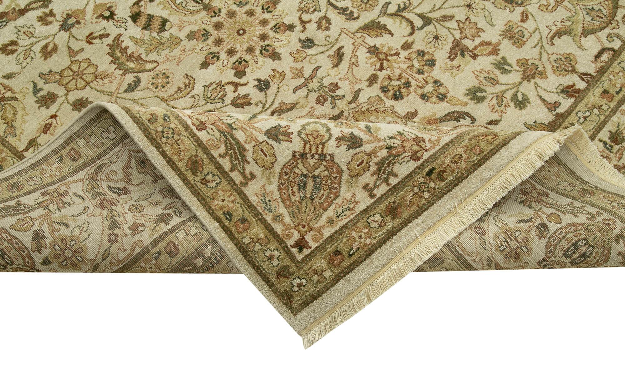 9 x 12 Beige Oushak Rug - 4058