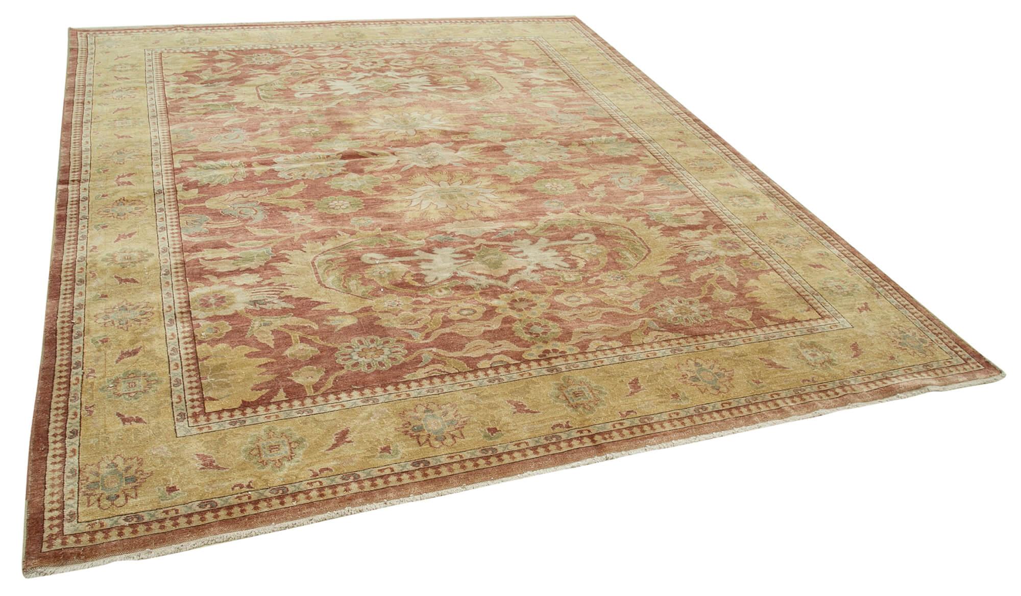 8 x 10 Beige Oushak Rug - 4061