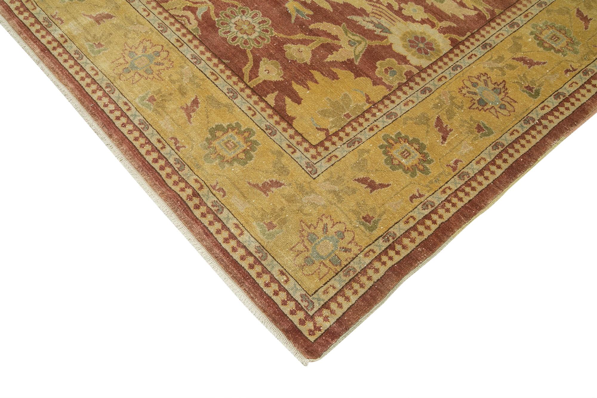 8 x 10 Beige Oushak Rug - 4061