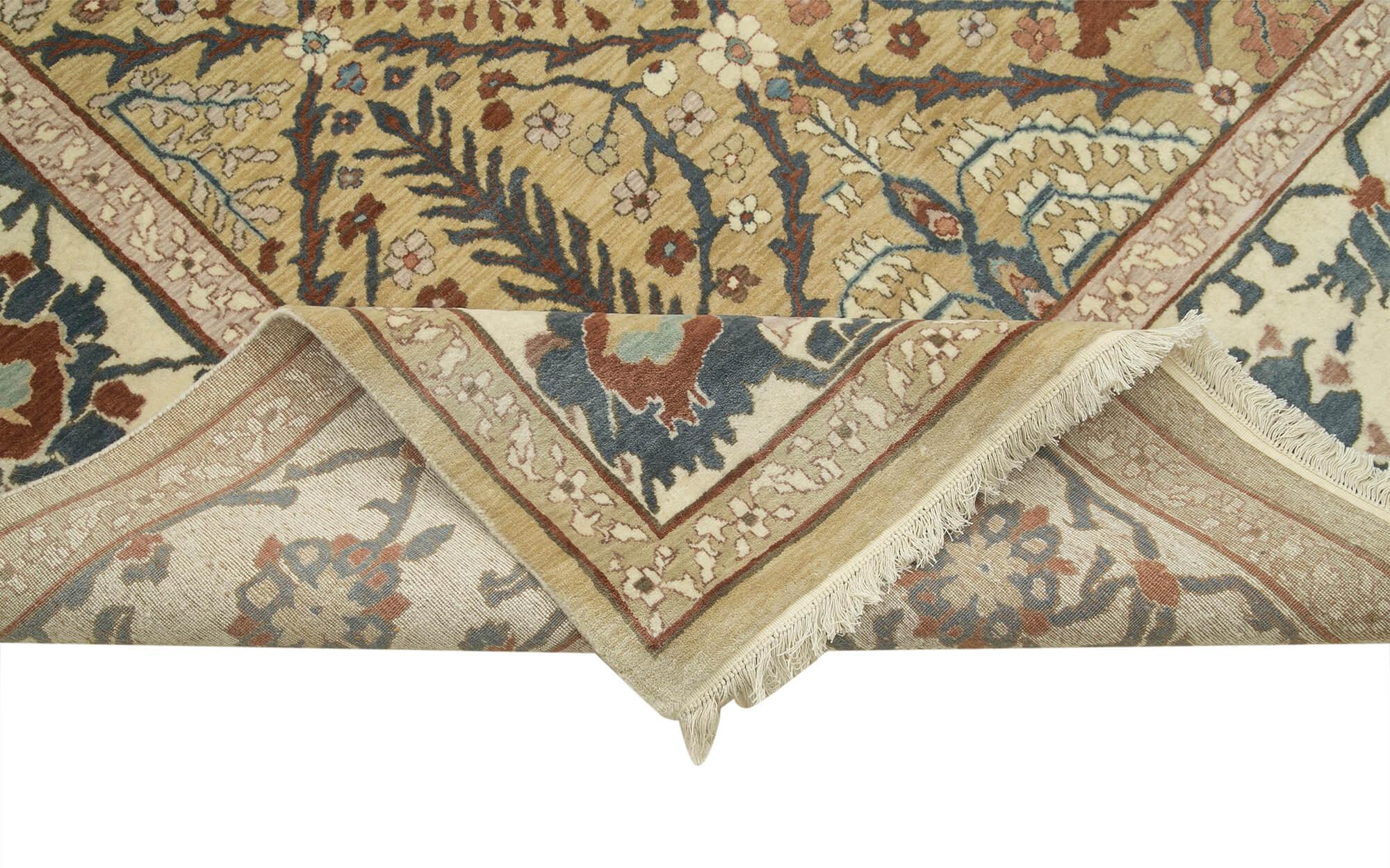 9 x 12 Beige Oushak Rug - 4062